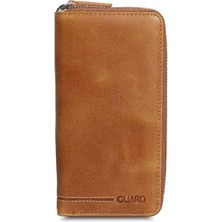 Guard Antik Sarı Fermuarlı Portföy Cüzdan - GRD2403XW22192