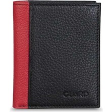 Guard Siyah/kırmızı  Mini Deri Erkek Cüzdan - GRD2403XW22505