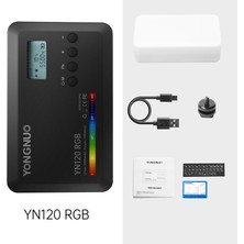 Yongnuo YN120 Rgb 2500-9900K Dahili Bataryalı Mobil Vlog LED Işık