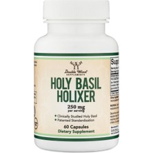 Double Wood Holixer Holy Basil Extract 250 mg 60 Capsul