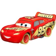 Disney Cars HPG76 Cars Karanlıkta Parlayan Yarışçılar Tekli Karakter Araçlar Lıghtnıng Mcqueen HPG77 - HPG76