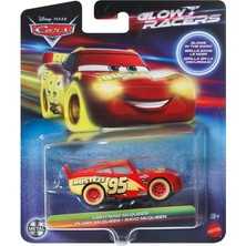 Disney Cars HPG76 Cars Karanlıkta Parlayan Yarışçılar Tekli Karakter Araçlar Lıghtnıng Mcqueen HPG77 - HPG76