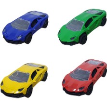 Asya Çek Bırak Metal Araba Lamborgini - ILK005 - Set