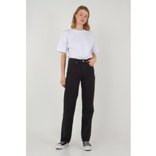 HE-QA Straight Fit Jean Siyah