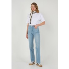 HE-QA Straight Fit Jean Buz Mavi
