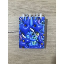 Cuppy Box Stitch Mini 3D Baskı Kapak Not Defteri 50 Sayfa