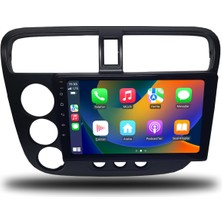 NAVI2GO Honda Civic V-Tec Android Carplay Multimedya 2001-2006 6gb Ram + 128GB Hafıza + 8 Çekirdek