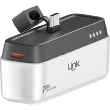 Linktech MC05 5000 Mah Pd Type-C Dock Stant Hızlı Mini Powerbank