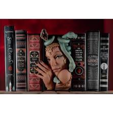 Feasy Medusa Antik Book Nook Kitap Köşesi Özel Tasarım Kitap Tutucu