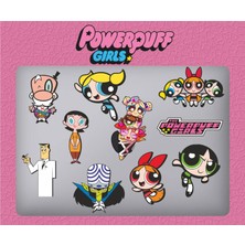 Hediyene Bak Powerpuff Girls Defter Suluk Laptop Notebook Tablet Sticker Seti