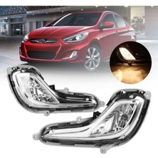 Parçafix Hyundai Accent Blue Sağ ve Sol Ön Sis Farı Lambası Ampulsüz Takım 2011-2018 Uyumlu