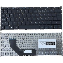 Notespare Acer ile Uyumlu Swift 3 SF314-52-32PC, 3 SF314-52-52 mm Notebook Klavye Siyah Tr