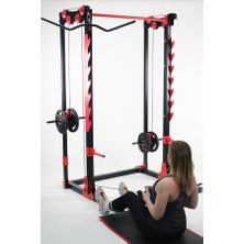 TF-5500 Squat Rack | Tek Taraflı Lat Pulldown Eklentili