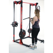 TF-5500 Squat Rack | Tek Taraflı Lat Pulldown Eklentili