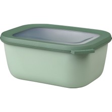 Mepal Multi Bowl Cirqula Rectangular Saklama Kabı - 1500 ml - Nordic Sage