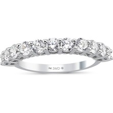 JWD Diamond 2.45 gr 14 K Jwd Altın Yarım Tur Yüzük