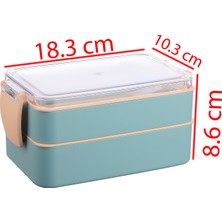 Emofom Fely 900 ml Beslenme Kabı Seti & Saklama Kabı & Lunch Box