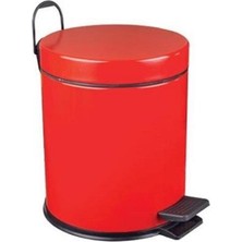 Maxiflow Pedallı Çöp Kovası Kırmızı 5 Lt 18206