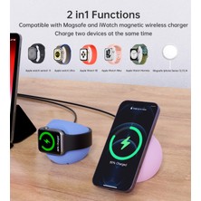 Choetech 2'si 1 Arada Iphone/ıwatch Için Silikon Holder (H050-BE)