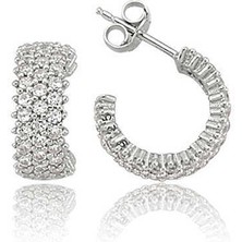 Serra Jewels Gümüş Tamtur Küpe