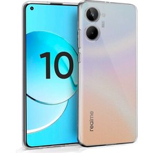 Prolysus Realme 10 4g Kılıf Kamera Korumalı Şeffaf Yumuşak Silikon Kılıf