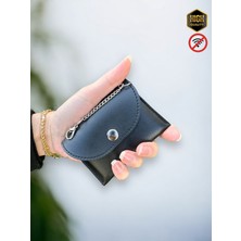 Gempo Kredi Kartlık Minimalist Çift Gözlü Cüzdan ve Kartlık Ünisex Vegan Deri Kartlık