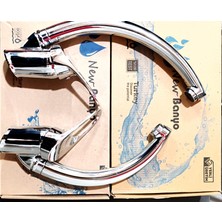 New Banyo Lavabo ve Evye Batarya Ikili Set