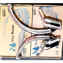 New Banyo Lavabo ve Evye Batarya Ikili Set