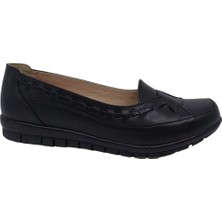 Zerhan 205 Kadın Siyah Günlük Kullanım Ayakkabı