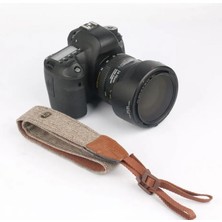 Tianya Tüm Dslr ve Aynasız Fotograf Makineleri Için Retro Vintage Kahveregi Omuz Boyun Askısı Neck Strap