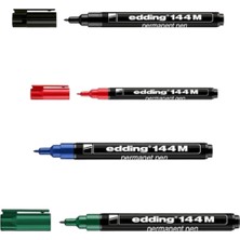 Edding Asetat Kalemi ( M ) Kırmızı-Mavi-Siyah- Yeşil (E-144M)