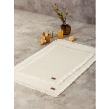 Şirin Eşyalarım Bath Rug Set Krem 75X125 60X90