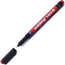 Edding 'edding Asetat Kalemi Kırmızı E-140S) ( 2 Adet)