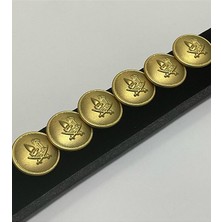 Karan Tuhafiye Trençkot Ceket Düğmesi / Gold/ 6 Lı Set /2,3 cm