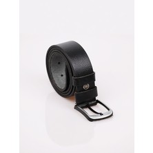 Ertayderi %100 Hakiki Manda Derisi Siyah Erkek Kemeri 3,5 cm