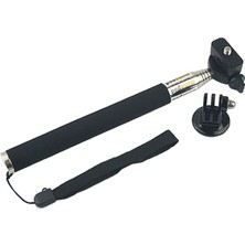 Fimtech Tüm Aksiyon Kameralara Uyumlu Metal Monopod + Tripod Adaptörü