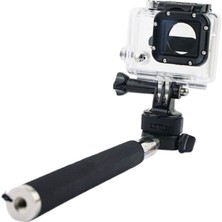 Fimtech Tüm Aksiyon Kameralara Uyumlu Metal Monopod + Tripod Adaptörü