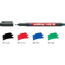 Eddıng Asetat Kalemi Silgili (M) Kırmızı-Mavi-Siyah-Yeşil ( E-149M )