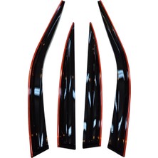 Balp Renault Symbol Kırmızı Kromlu Cam Rüzgarlığı 2008-2012 Arası