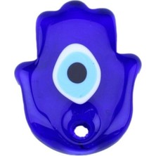 Depposite Cam Nazar Boncuğu Delikli Fatma Ana Eli Modeli Küçük 6.5x8 cm