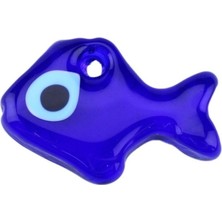 Depposite Cam Nazar Boncuğu Delikli Balık Modeli Küçük 7x4.5 cm