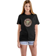 Texclusive No Coffee No Workee T-Shirt Siyah Unisex