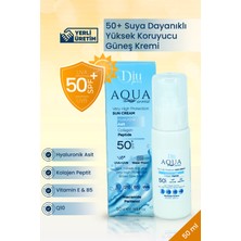 Diu Paris Aqua SPF 50+ Güneş Kremi Tüm Cilt Tipleri İçin Leke Karşıtı Suya Dayanıklı 50 ml