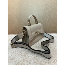 Cozy Box Kadın Vizon Renk Ayarlanabilir Askılı El Kol ve Omuz Çantası