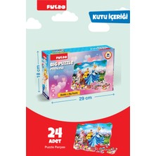 Puedo Big Puzzle - Princess (24 Parça)