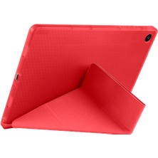 Clemon Ipad 7./8./9. Nesil 10.2 ''inç Uyumlu Kılıf Trifolding Kalem Bölmeli Tablet Kılıfı