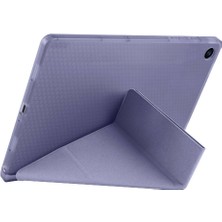 Clemon Ipad 7./8./9. Nesil 10.2 ''inç Uyumlu Kılıf Trifolding Kalem Bölmeli Tablet Kılıfı