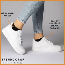 Trendcorap Premium Bambu Kadın Sneaker Görünmez Bilekte Spor Çorap 10 Lu Kutu