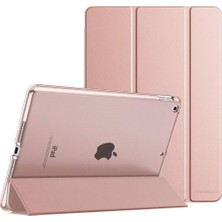 Five-E Apple iPad 6. Nesil (2018) 9.7 Yatay Standlı Uyku Modlu Basic Arkası Sert Smart Kılıf A1893 A1954