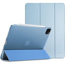 Five-E Apple iPad Pro 11 2. Nesil (2020)  Yatay Standlı Uyku Modlu Basic Arkası Sert Smart Kılıf ve Ekran Koruyucu  A2228 A2068 A2230